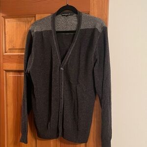 Daniele Blasi Dark Gray Cardigan Sweater
